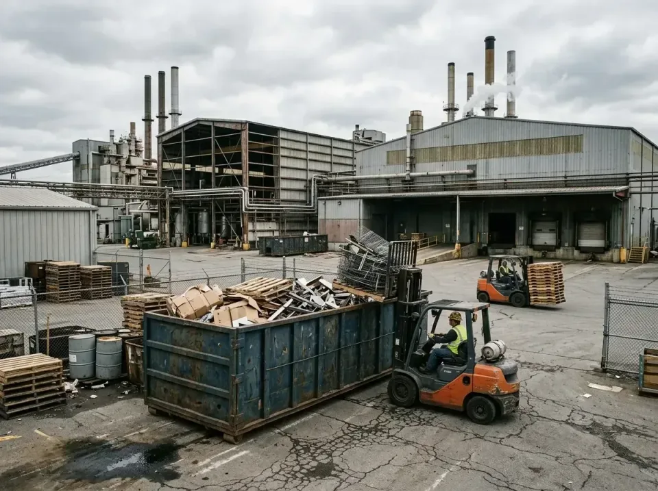 industrial-factory-scrap-conta-003 — frequently asked questions, Cheap Roll-off Dumpster Rentals in Howards Grove, WI